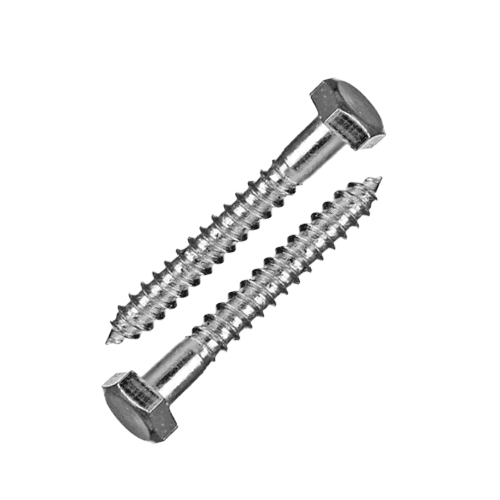TORNILLO TIRAFONDO INOX. 1/4-10X2" *