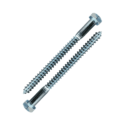 TORNILLO TIRAFONDO 1/4 X 1" ZN. (25un)