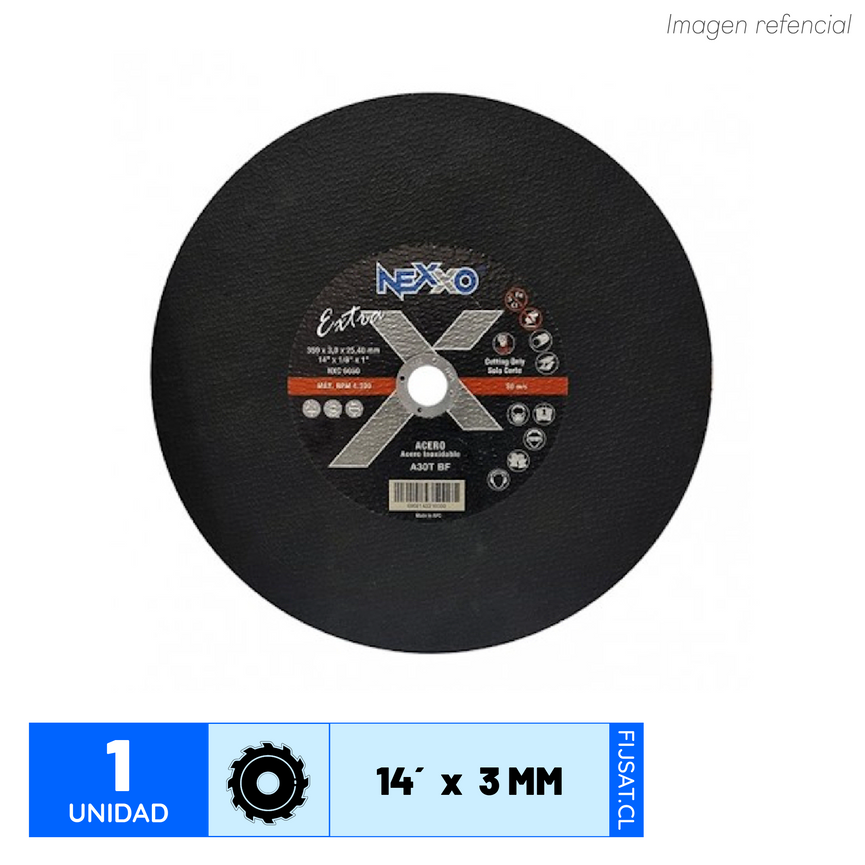 DISCO CORTE 14 X 3.0 MM