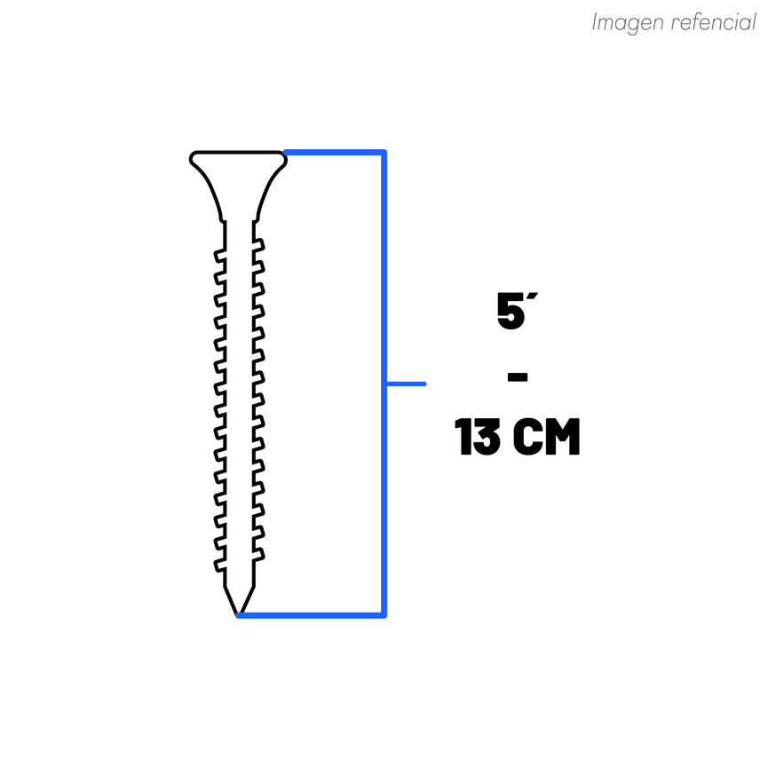 TORNILLO VOLCANITA CRS 10 X 5 ZN (100un)