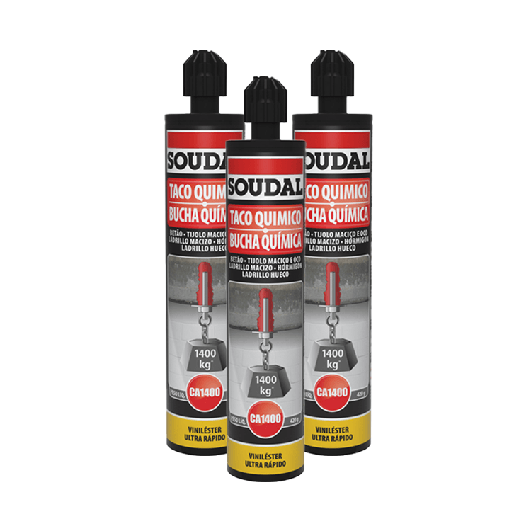 EPOXICO SOUDAL TACO QUIMICO CA 1400 280 ML