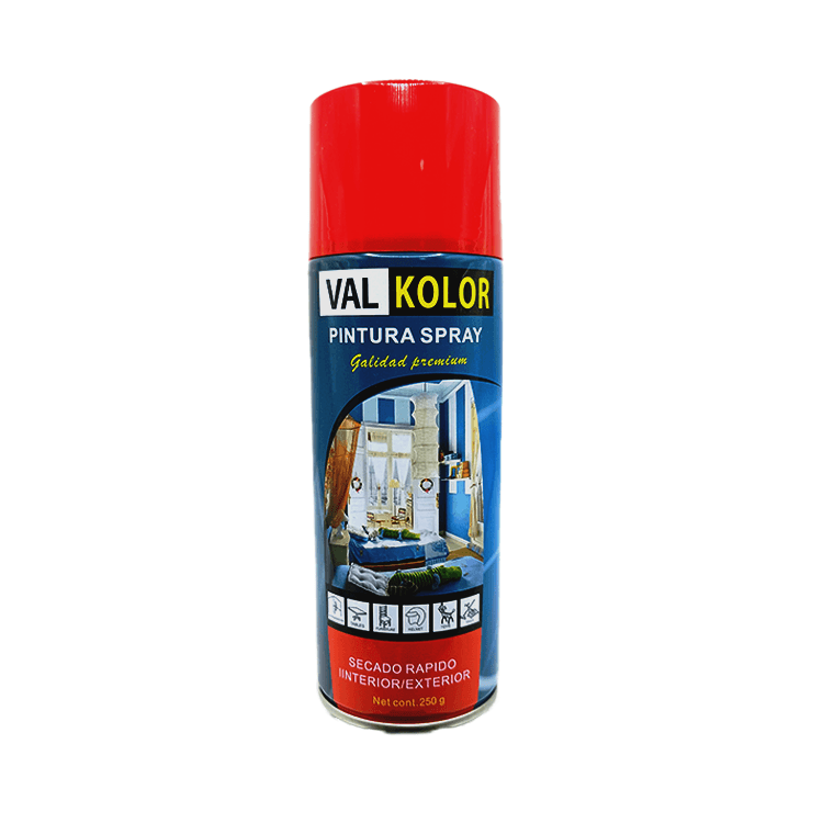 PINTURA SPRAY ROJO BERMELLON